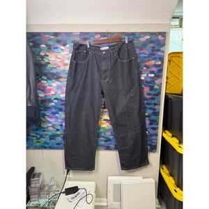 Brooklyn Basement Denim Jeans Embroidered Wings Gothic Style Mens Size 40 X 32